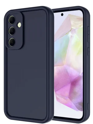 Newface Samsung Galaxy A36 Kılıf Viera Silikon - Lacivert