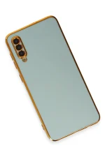 Newface Samsung Galaxy A50 Kılıf Volet Silikon - Açık Yeşil - Görsel 3