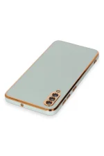 Newface Samsung Galaxy A50 Kılıf Volet Silikon - Açık Yeşil - Görsel 4