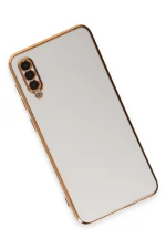 Newface Samsung Galaxy A50 Kılıf Volet Silikon - Beyaz - Görsel 3