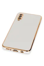 Newface Samsung Galaxy A50 Kılıf Volet Silikon - Beyaz - Görsel 5