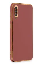 Newface Samsung Galaxy A50 Kılıf Volet Silikon - Kırmızı