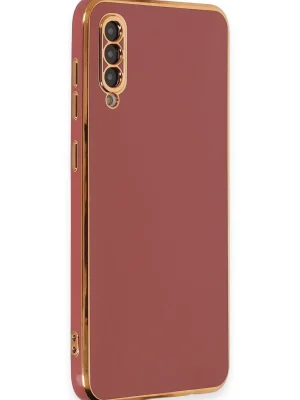 Newface Samsung Galaxy A50 Kılıf Volet Silikon - Kırmızı