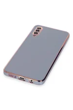 Newface Samsung Galaxy A50 Kılıf Volet Silikon - Mavi - Görsel 5