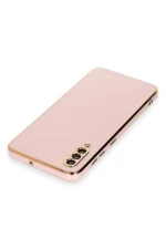 Newface Samsung Galaxy A50 Kılıf Volet Silikon - Pembe - Görsel 4