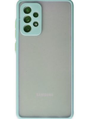 Newface Samsung Galaxy A52 Kılıf Montreal Silikon Kapak - Turkuaz