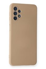 Newface Samsung Galaxy A32 5G Kılıf Nano içi Kadife  Silikon - Bej - Görsel 2