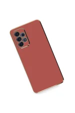 Newface Samsung Galaxy A52 Kılıf Volet Silikon - Kırmızı - Görsel 2