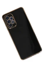 Newface Samsung Galaxy A52 Kılıf Volet Silikon - Siyah - Görsel 2