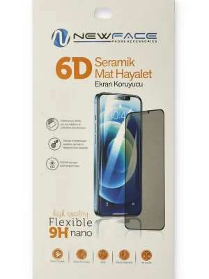 Newface Samsung Galaxy A53 5G 6D Mat Seramik Hayalet Nano Ekran Koruyucu