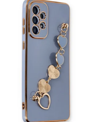 Newface Samsung Galaxy A53 5G Kılıf Esila Silikon - Gri