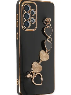 Newface Samsung Galaxy A53 5G Kılıf Esila Silikon - Siyah