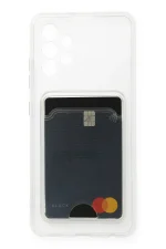 Newface Samsung Galaxy A53 5G Kılıf Kart Şeffaf Silikon - Şeffaf