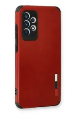 Newface Samsung Galaxy A53 5G Kılıf Loop Deri Silikon - Kırmızı - Görsel 3