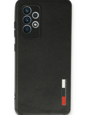 Newface Samsung Galaxy A53 5G Kılıf Loop Deri Silikon - Siyah