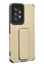 Newface Samsung Galaxy A53 5G Kılıf Mega Standlı Silikon - Gold - Görsel 2