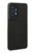 Newface Samsung Galaxy A53 5G Kılıf Mega Standlı Silikon - Siyah - Görsel 2