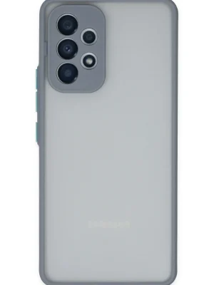 Newface Samsung Galaxy A53 5G Kılıf Montreal Silikon Kapak - Gri