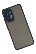 Newface Samsung Galaxy A53 5G Kılıf Montreal Silikon Kapak - Lacivert - Görsel 2