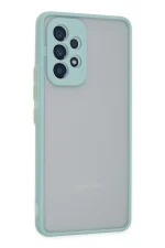 Newface Samsung Galaxy A53 5G Kılıf Montreal Silikon Kapak - Turkuaz - Görsel 3