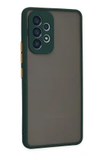 Newface Samsung Galaxy A53 5G Kılıf Montreal Silikon Kapak - Yeşil - Görsel 3