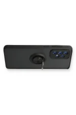 Newface Samsung Galaxy A53 5G Kılıf Montreal Yüzüklü Silikon Kapak - Siyah - Görsel 3