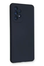 Newface Samsung Galaxy A53 5G Kılıf Nano içi Kadife Silikon - Lacivert - Görsel 2