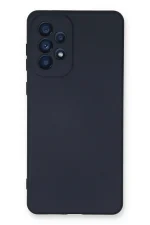 Newface Samsung Galaxy A53 5G Kılıf Nano içi Kadife Silikon - Lacivert