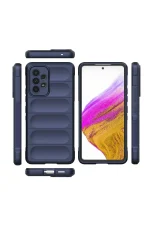 Newface Samsung Galaxy A53 5G Kılıf Optimum Silikon - Lacivert - Görsel 3