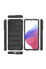 Newface Samsung Galaxy A53 5G Kılıf Optimum Silikon - Siyah - Görsel 3