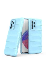 Newface Samsung Galaxy A53 5G Kılıf Optimum Silikon - Sky Blue - Görsel 2