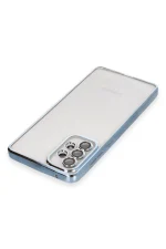 Newface Samsung Galaxy A53 5G Kılıf Razer Lensli Silikon - Açık Mavi - Görsel 3