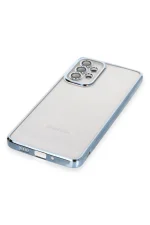 Newface Samsung Galaxy A53 5G Kılıf Razer Lensli Silikon - Açık Mavi - Görsel 4