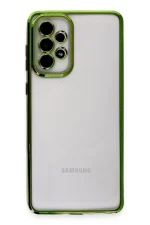 Newface Samsung Galaxy A53 5G Kılıf Razer Lensli Silikon - Yeşil - Görsel 2