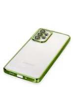 Newface Samsung Galaxy A53 5G Kılıf Razer Lensli Silikon - Yeşil - Görsel 4