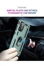 Newface Samsung Galaxy A53 5G Kılıf Sofya Yüzüklü Silikon Kapak - Yeşil - Görsel 7