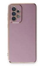 Newface Samsung Galaxy A53 5G Kılıf Volet Silikon - Mor - Görsel 2