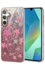 Newface Samsung Galaxy A54 5G Kılıf Blade Aynalı Desenli Kapak - Desen 7