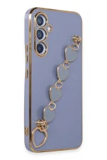 Newface Samsung Galaxy A54 5G Kılıf Esila Silikon - Gri - Görsel 2