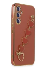 Newface Samsung Galaxy A54 5G Kılıf Esila Silikon - Kırmızı - Görsel 2