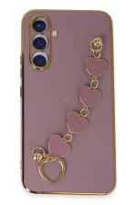 Newface Samsung Galaxy A54 5G Kılıf Esila Silikon - Mor