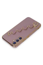 Newface Samsung Galaxy A54 5G Kılıf Esila Silikon - Mor - Görsel 3