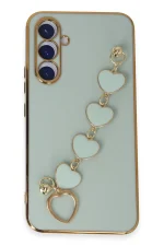 Newface Samsung Galaxy A54 5G Kılıf Esila Silikon - Su Yeşili