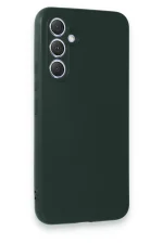 Newface Samsung Galaxy A54 5G Kılıf First Silikon - Koyu Yeşil - Görsel 2