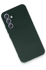 Newface Samsung Galaxy A54 5G Kılıf First Silikon - Koyu Yeşil - Görsel 3