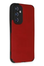 Newface Samsung Galaxy A54 5G Kılıf Loop Deri Silikon - Kırmızı - Görsel 2