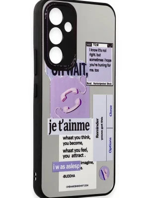 Newface Samsung Galaxy A54 5G Kılıf Mirror Desenli Kapak - Mirror - 4