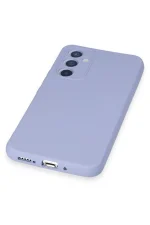 Newface Samsung Galaxy A54 5G Kılıf Nano içi Kadife Silikon - Lila - Görsel 4