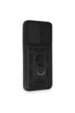 Newface Samsung Galaxy A54 5G Kılıf Pars Lens Yüzüklü Silikon - Siyah - Görsel 2