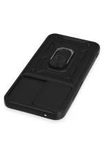 Newface Samsung Galaxy A54 5G Kılıf Pars Lens Yüzüklü Silikon - Siyah - Görsel 4